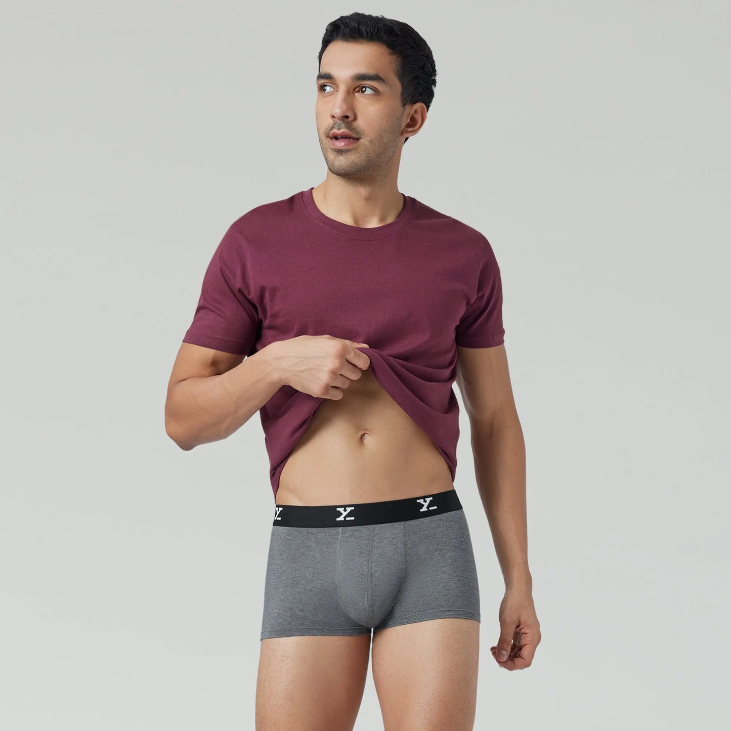 Ace Medley Modal Trunks Icy Grey - XYXX Crew