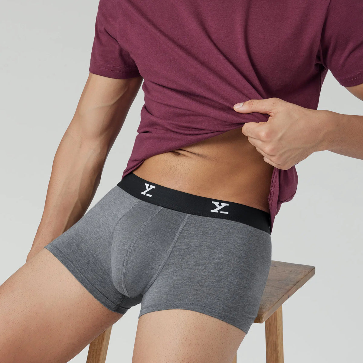 Ace Medley Modal Trunks Icy Grey - XYXX Crew