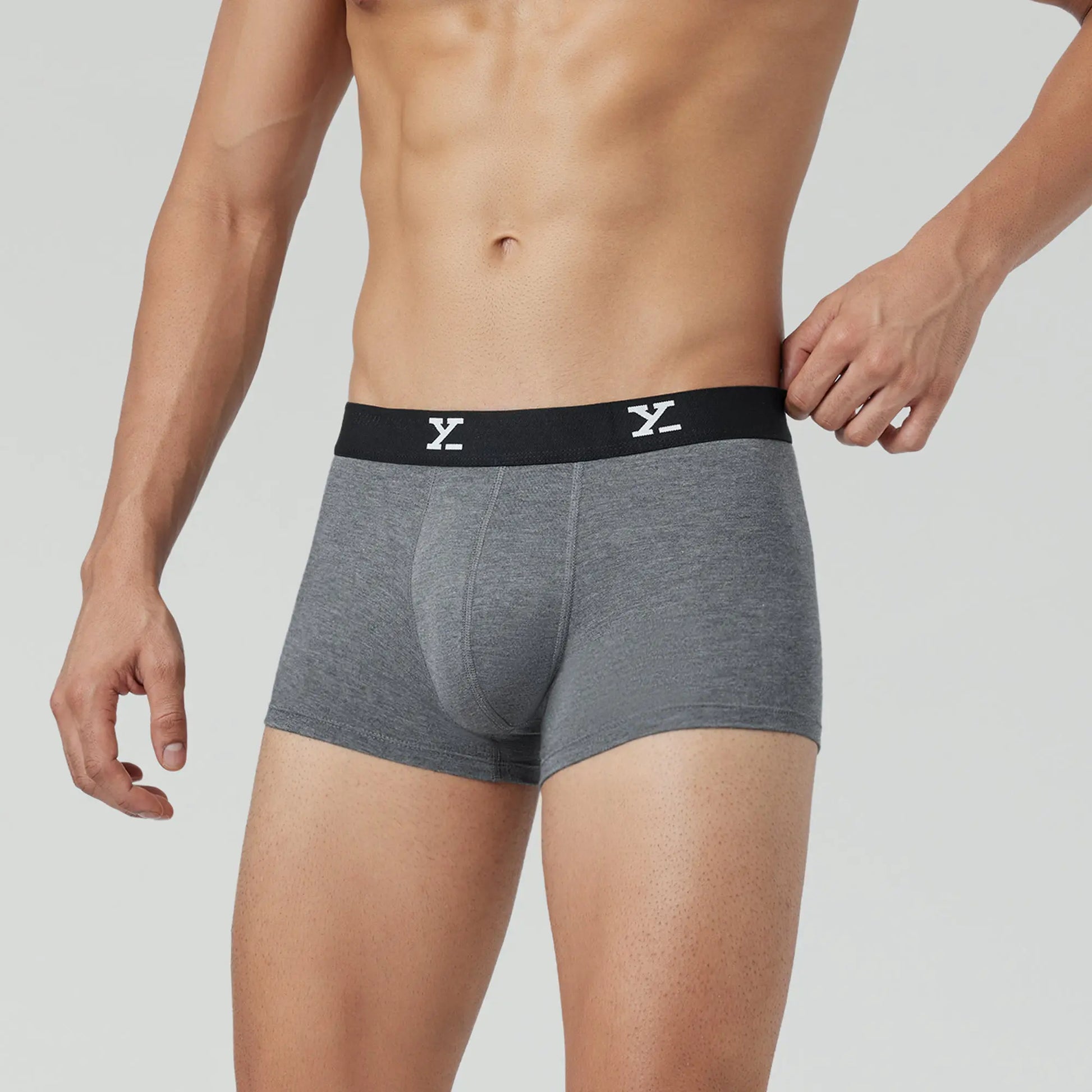 Ace Medley Modal Trunks Icy Grey - XYXX Crew