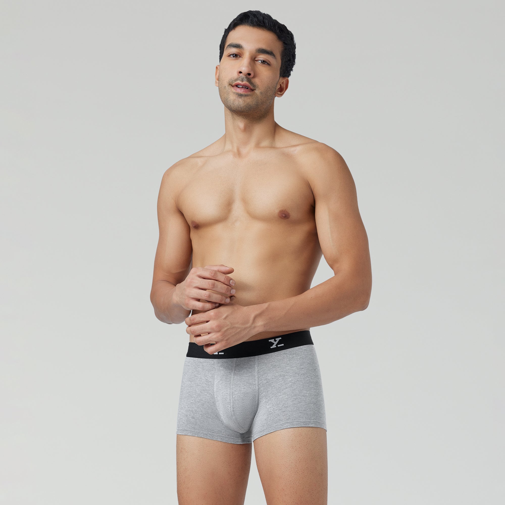 Ace Medley Modal Trunks Stone Grey