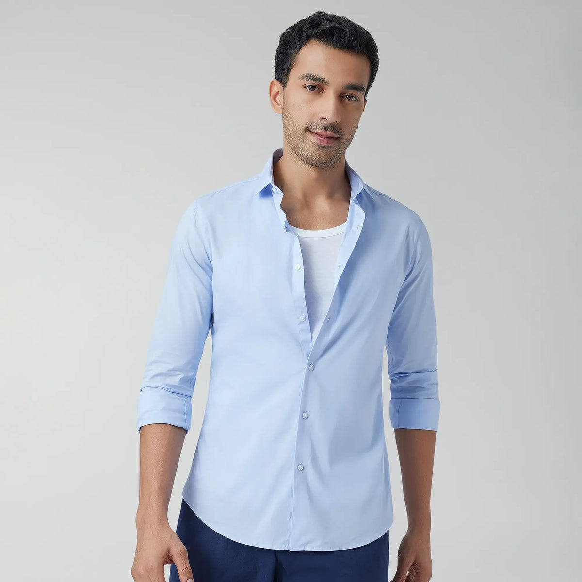 Ace Modal-Cotton Round Neck Vests Polar White Regular Fit (Pack of 2) - XYXX Crew
