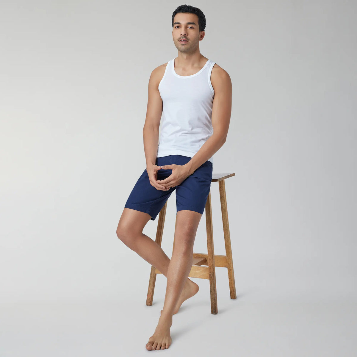 FLAT 25% off on Pack of 2 White Vest ??