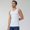 Ace Modal-Cotton Round Neck Vests For Men Polar White Regular Fit - XYXX Crew