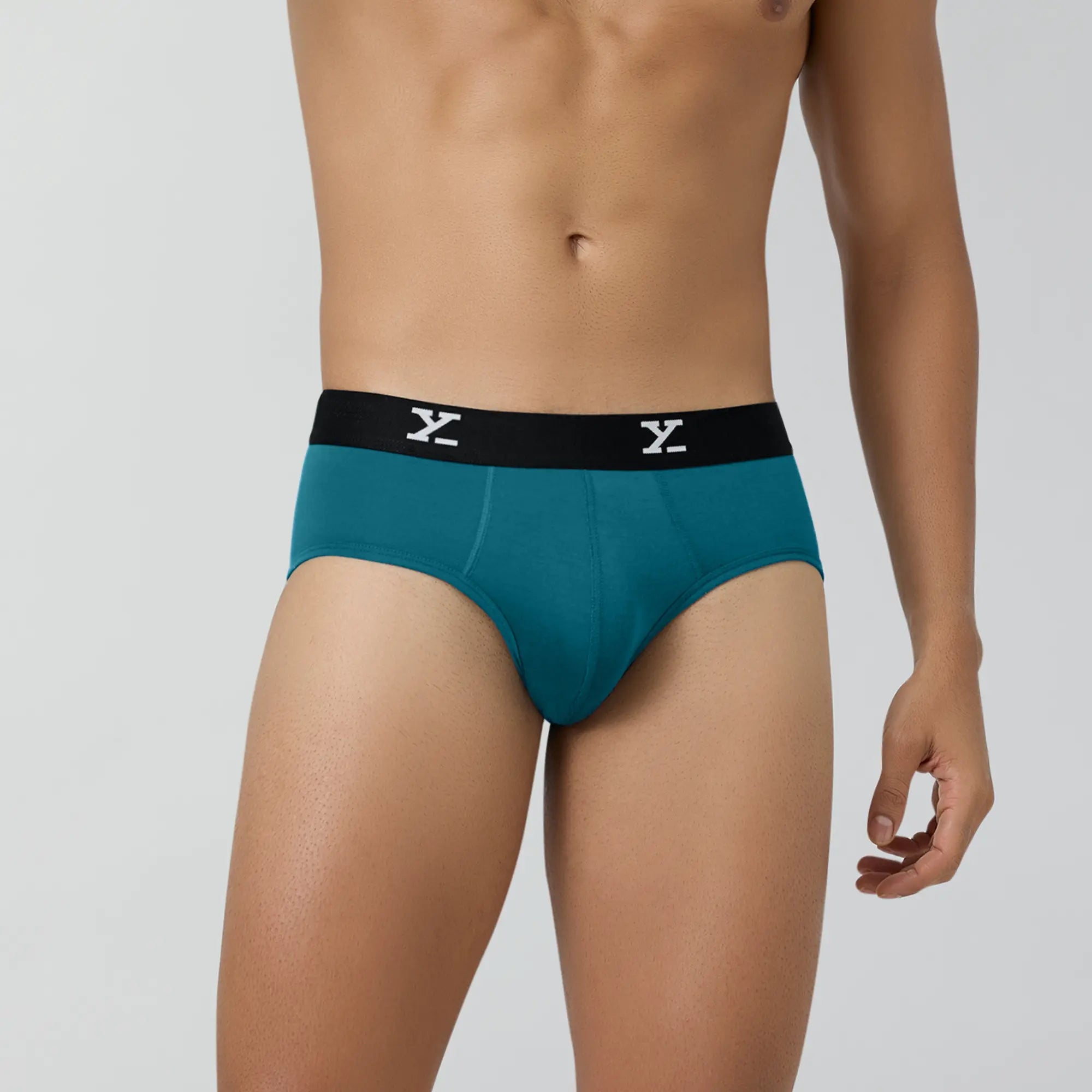 Ace Modal Briefs For Men Aqua Blue - XYXX Crew