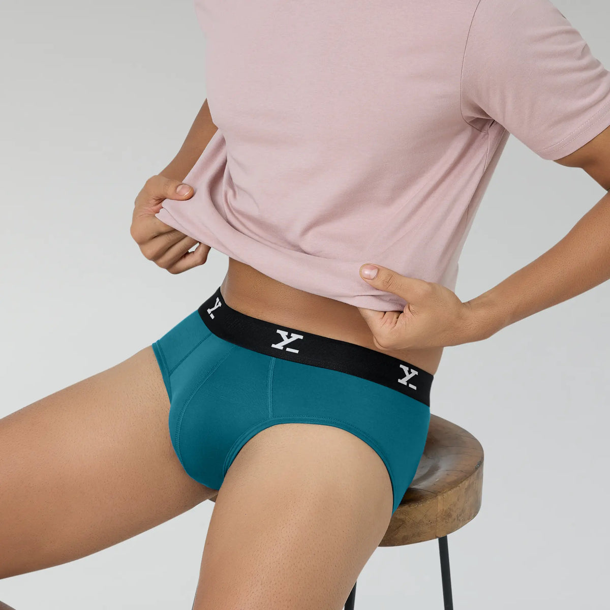 Ace Modal Briefs Aqua Blue