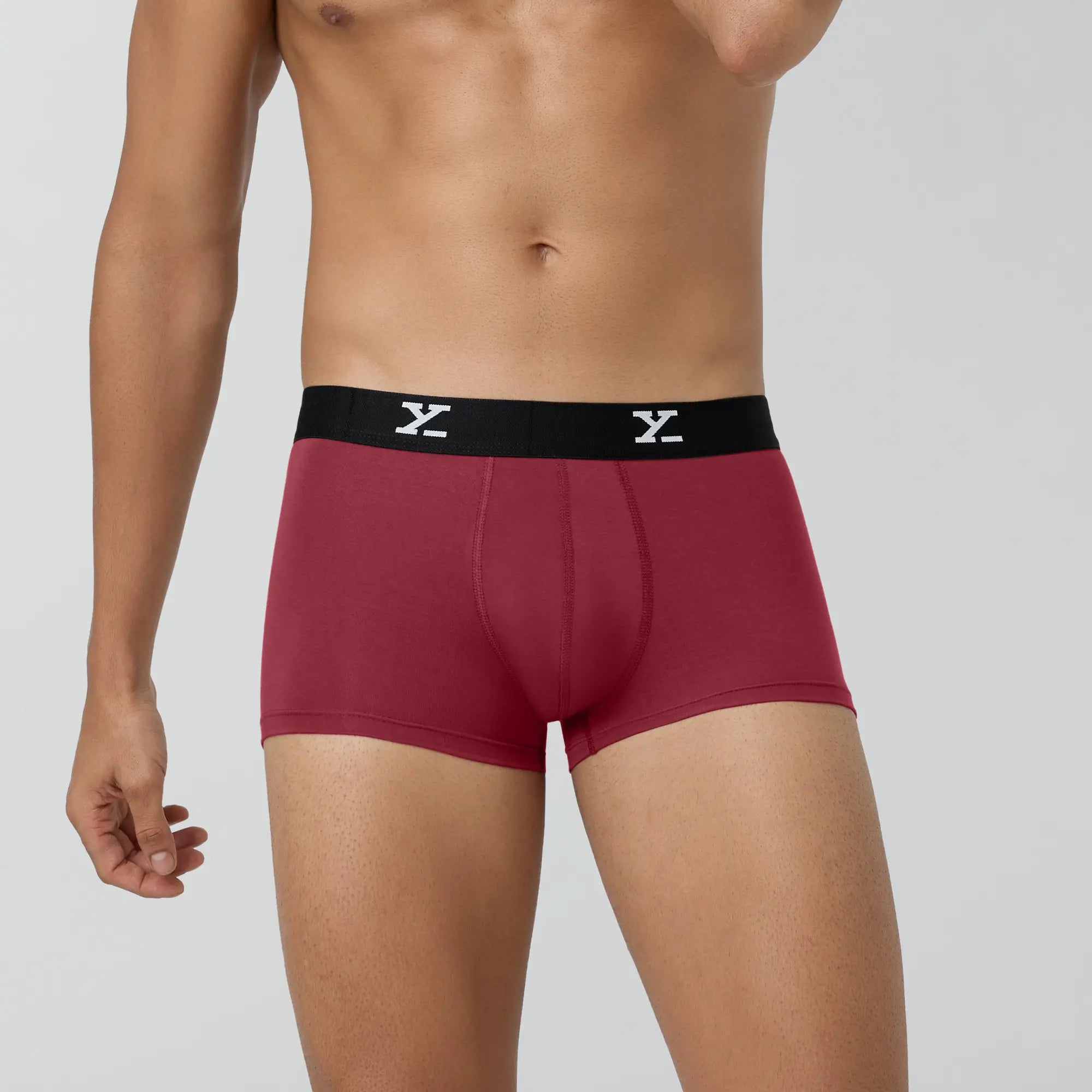 Ace Modal Trunks For Men Bold Burgundy - XYXX Crew