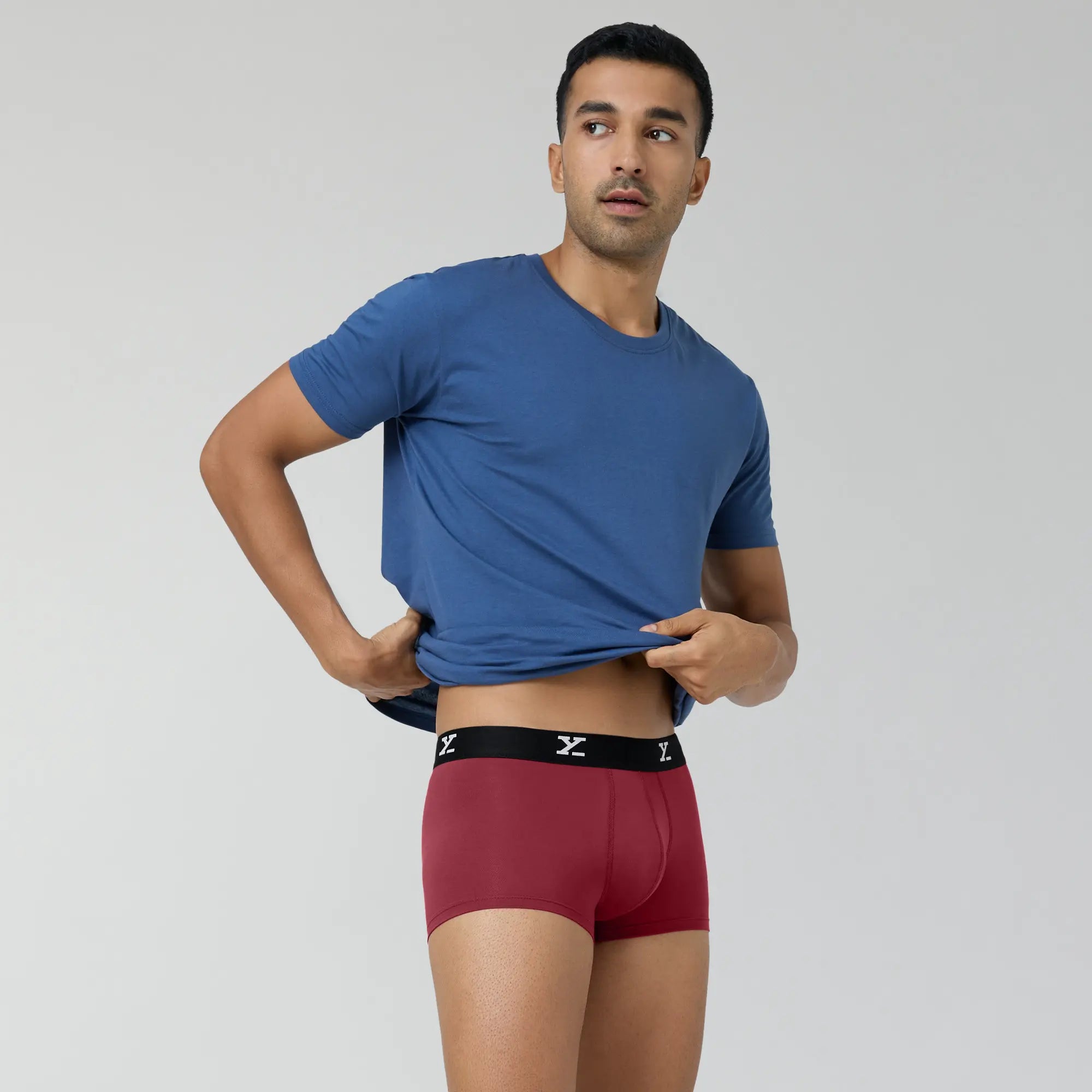 Ace Modal Trunks For Men Bold Burgundy - XYXX Crew