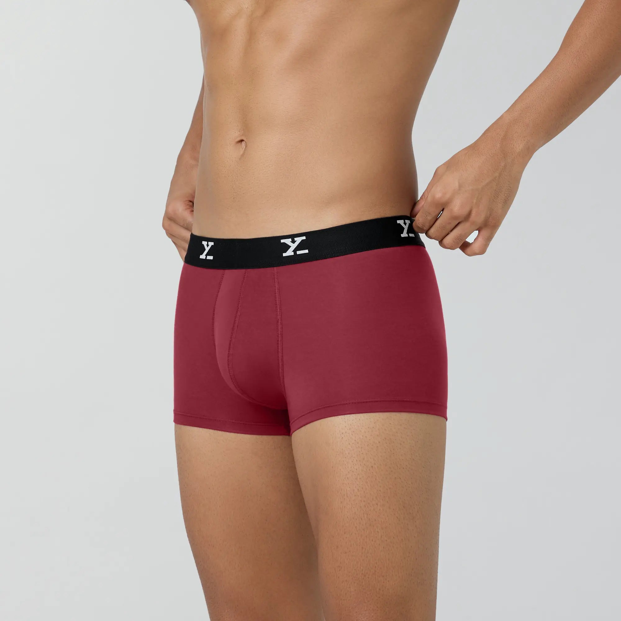 Ace Modal Trunks For Men Bold Burgundy - XYXX Crew