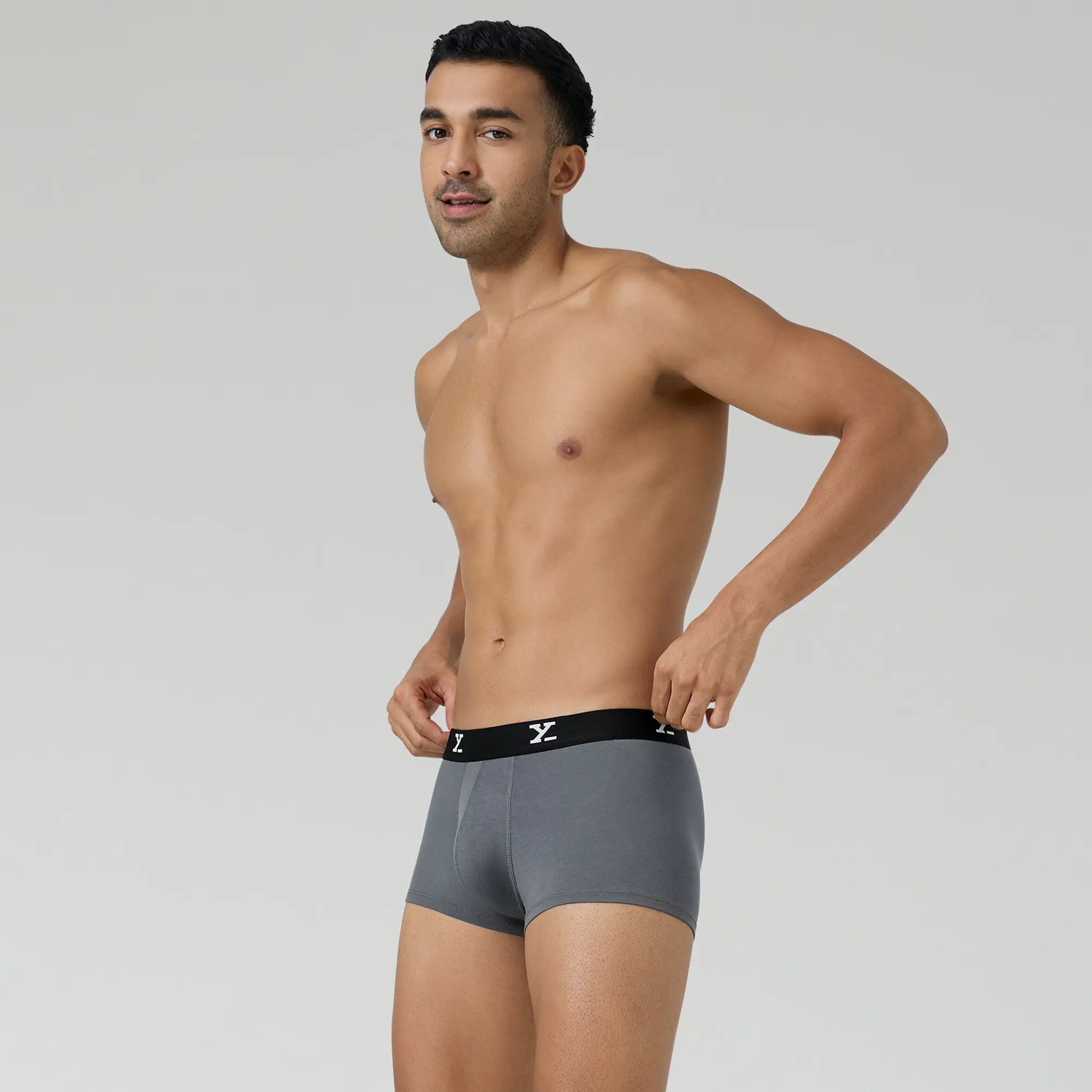 Ace Modal Trunks For Men Charcoal Grey - XYXX Crew