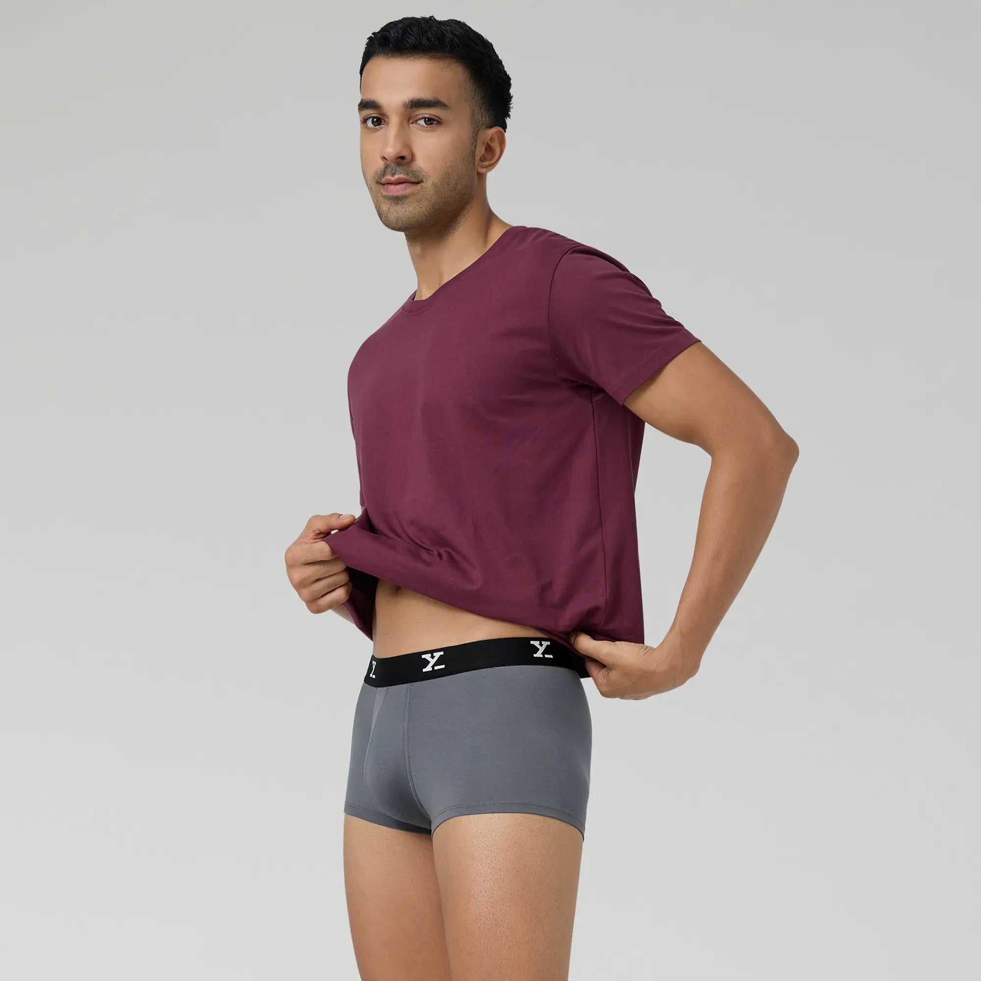 Ace Modal Trunks For Men Charcoal Grey - XYXX Crew