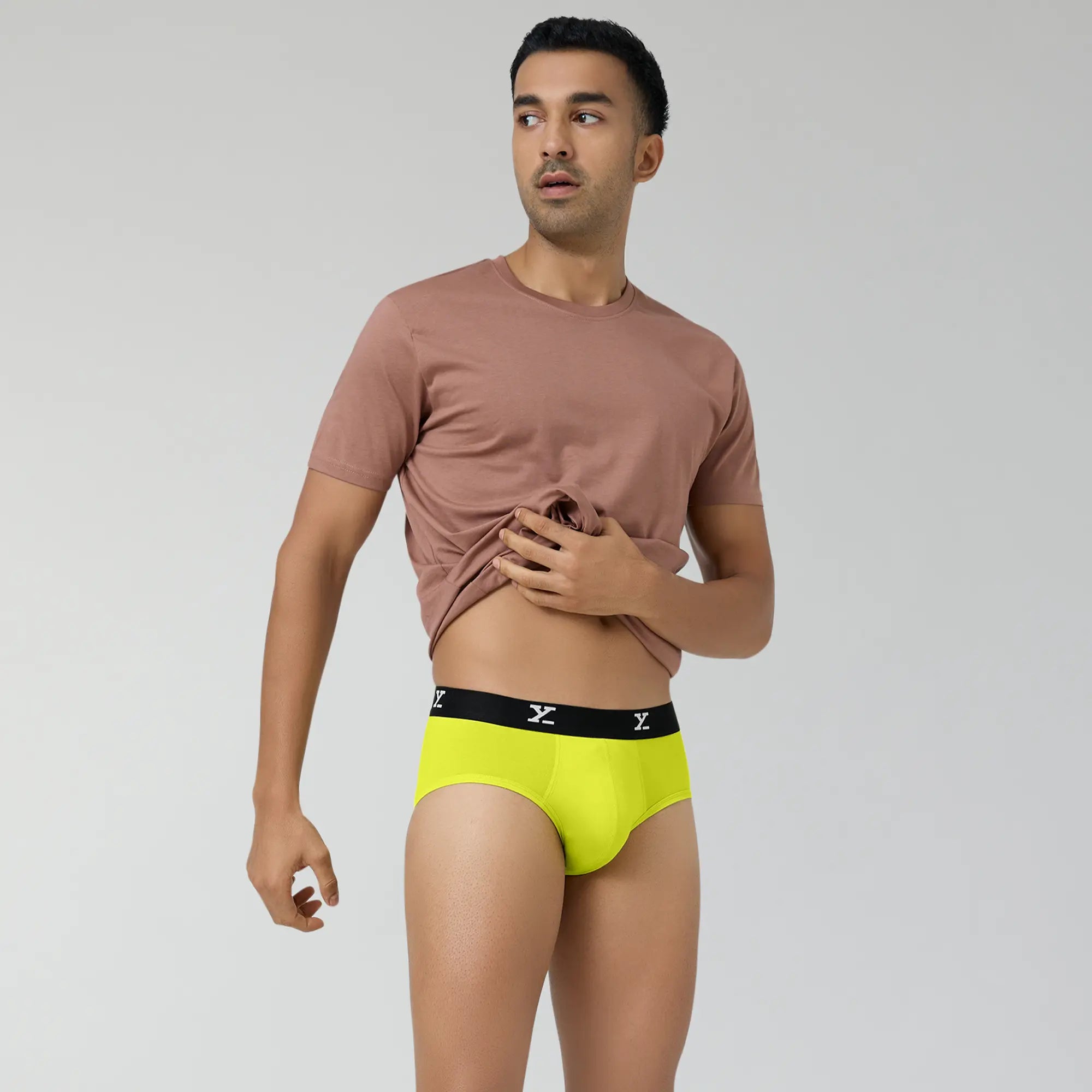 Ace Modal Briefs For Men Lime Punch - XYXX Crew