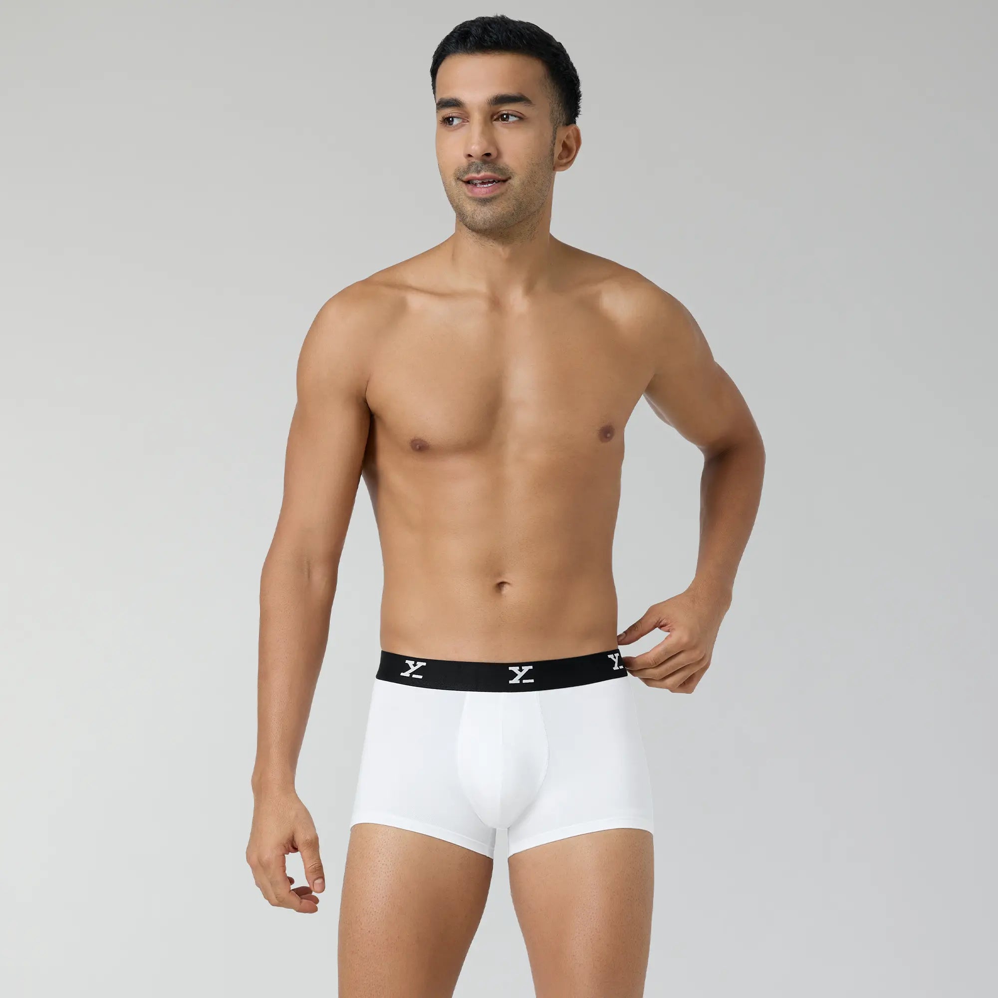 Ace Modal Trunks For Men Polar White - XYXX Crew