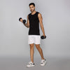 Activo Combed Cotton Gym Vests For Men Black Knight - XYXX Mens Apparels