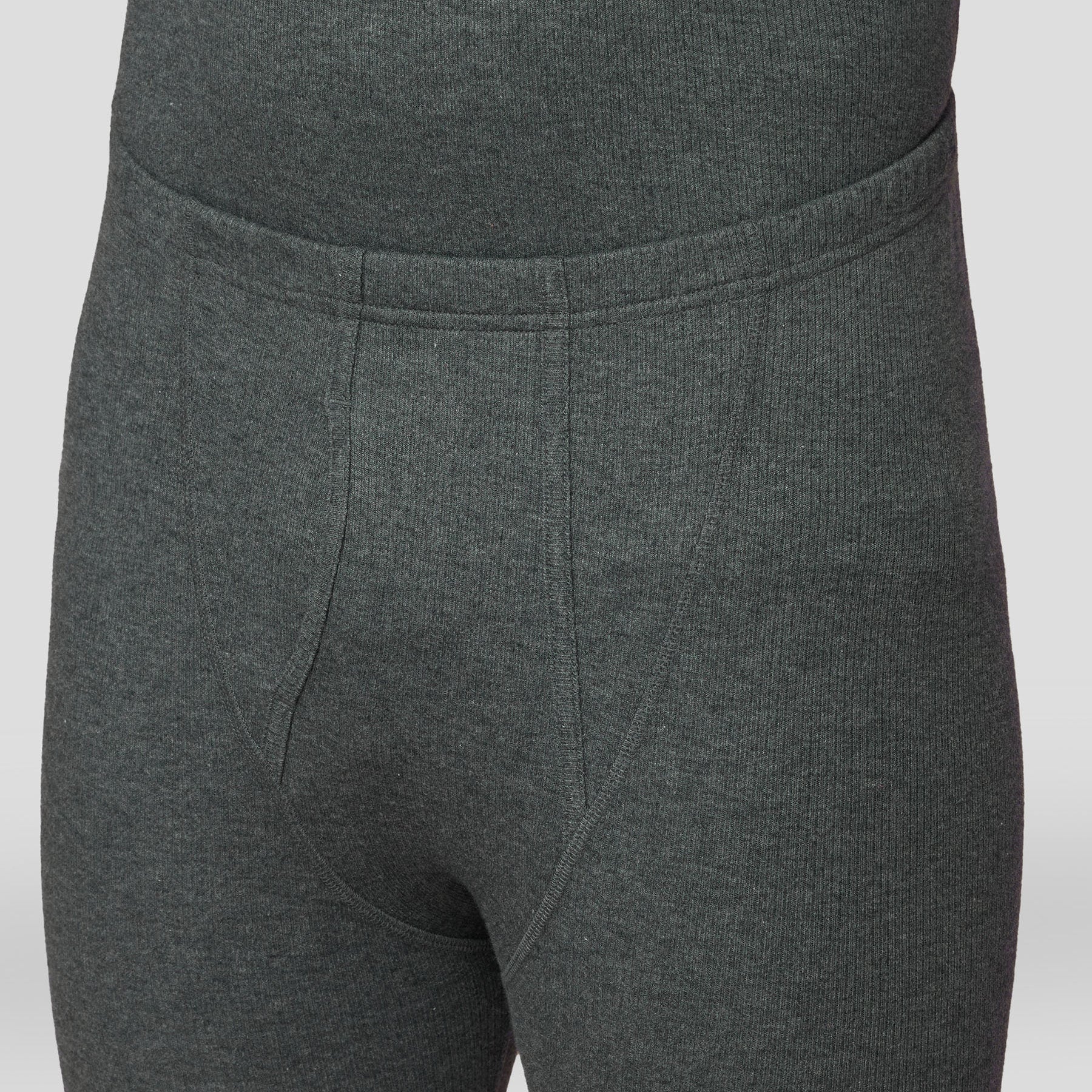 Cotton Rich Thermal Long Johns For Men Graphite Grey - XYXX Crew