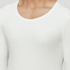 Cotton Rich Thermal Long Sleeve Vest For Men Ivory White - XYXX Crew