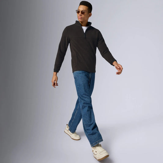 Mens Alterra Polar Fleece Jackets Malt Brown - XYXX Crew