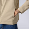 Amp Polyester Shacket Tan Brown