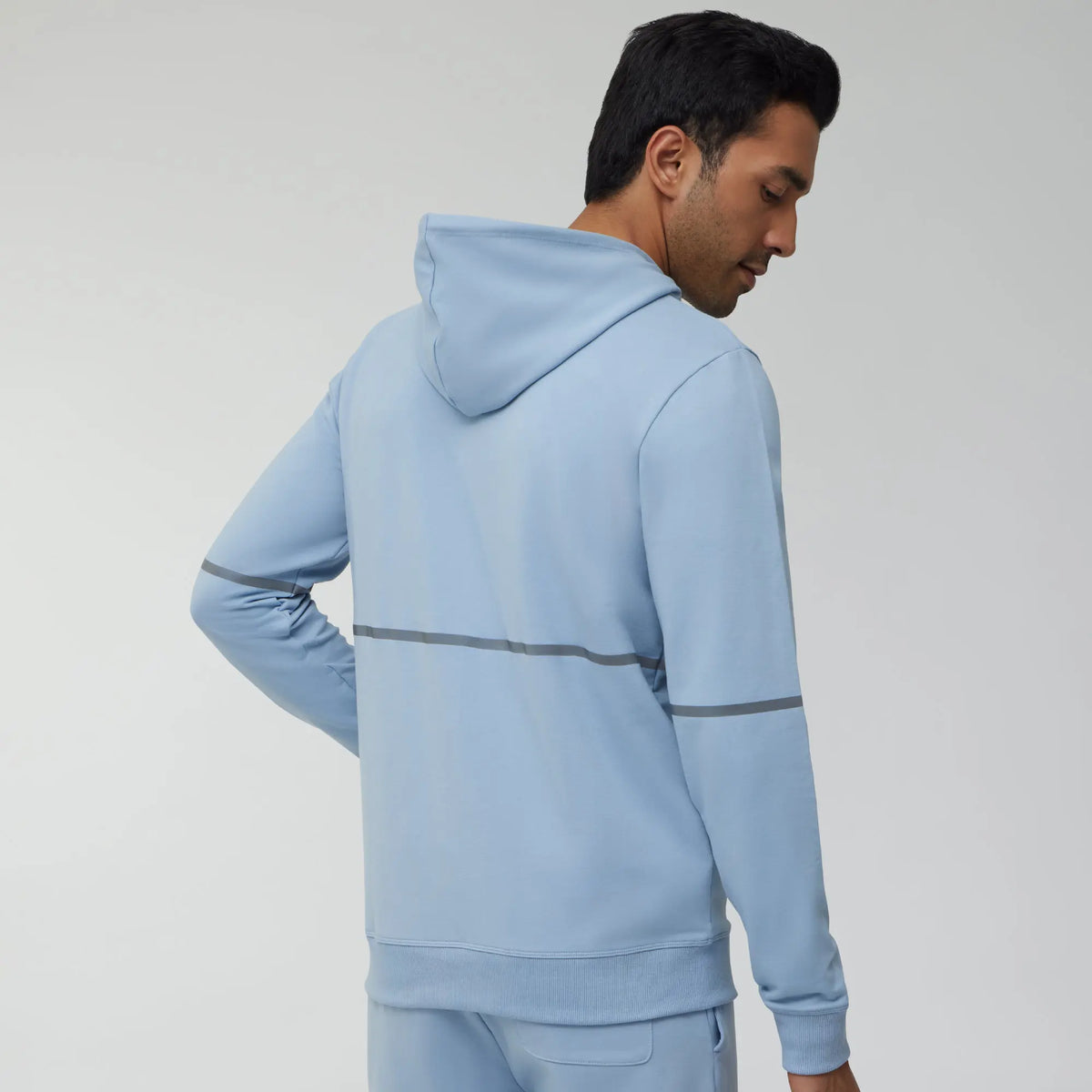 Ascent French Terry Cotton Blend Hoodies Glacier Blue - XYXX Crew