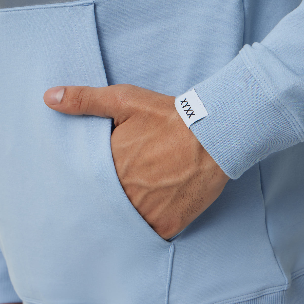 Ascent French Terry Cotton Blend Hoodie and Joggers Co-Ord Glacier Blue - XYXX Crew