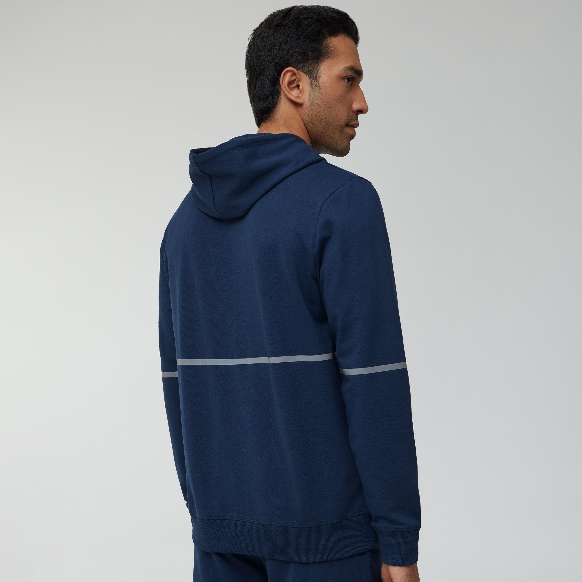 Ascent French Terry Cotton Blend Hoodies Midnight Blue