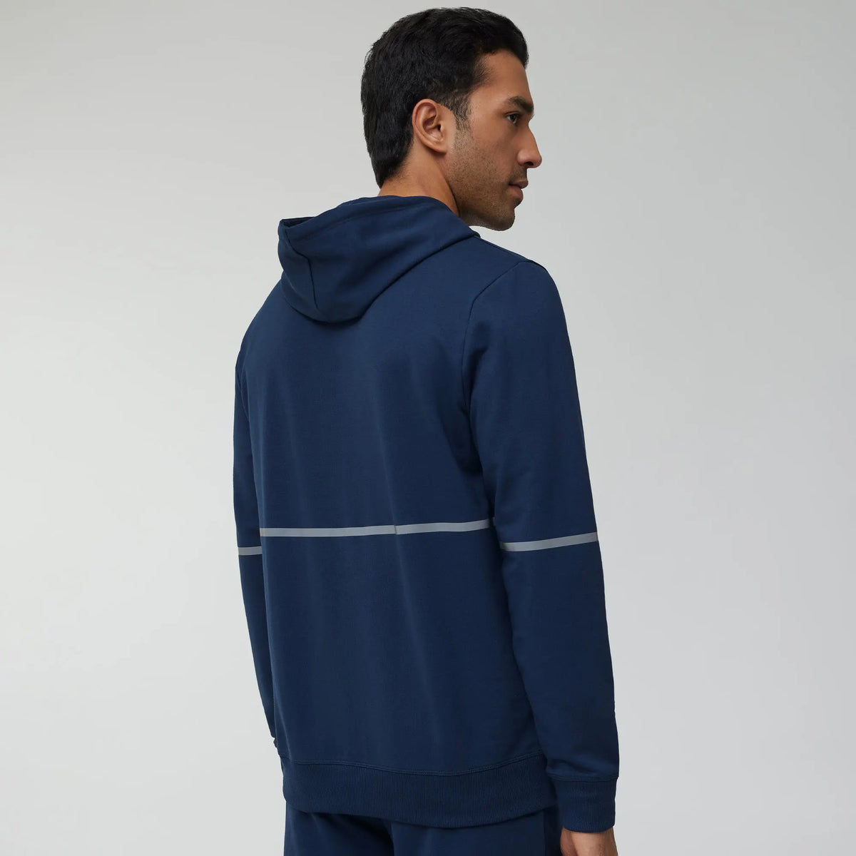 Ascent French Terry Cotton Blend Hoodies Midnight Blue - XYXX Crew