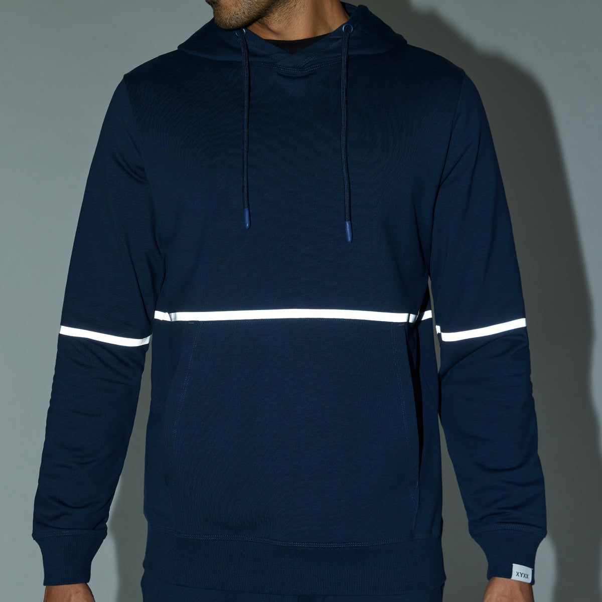 Ascent French Terry Cotton Blend Hoodie and Joggers Co-Ord Midnight Blue - XYXX Crew
