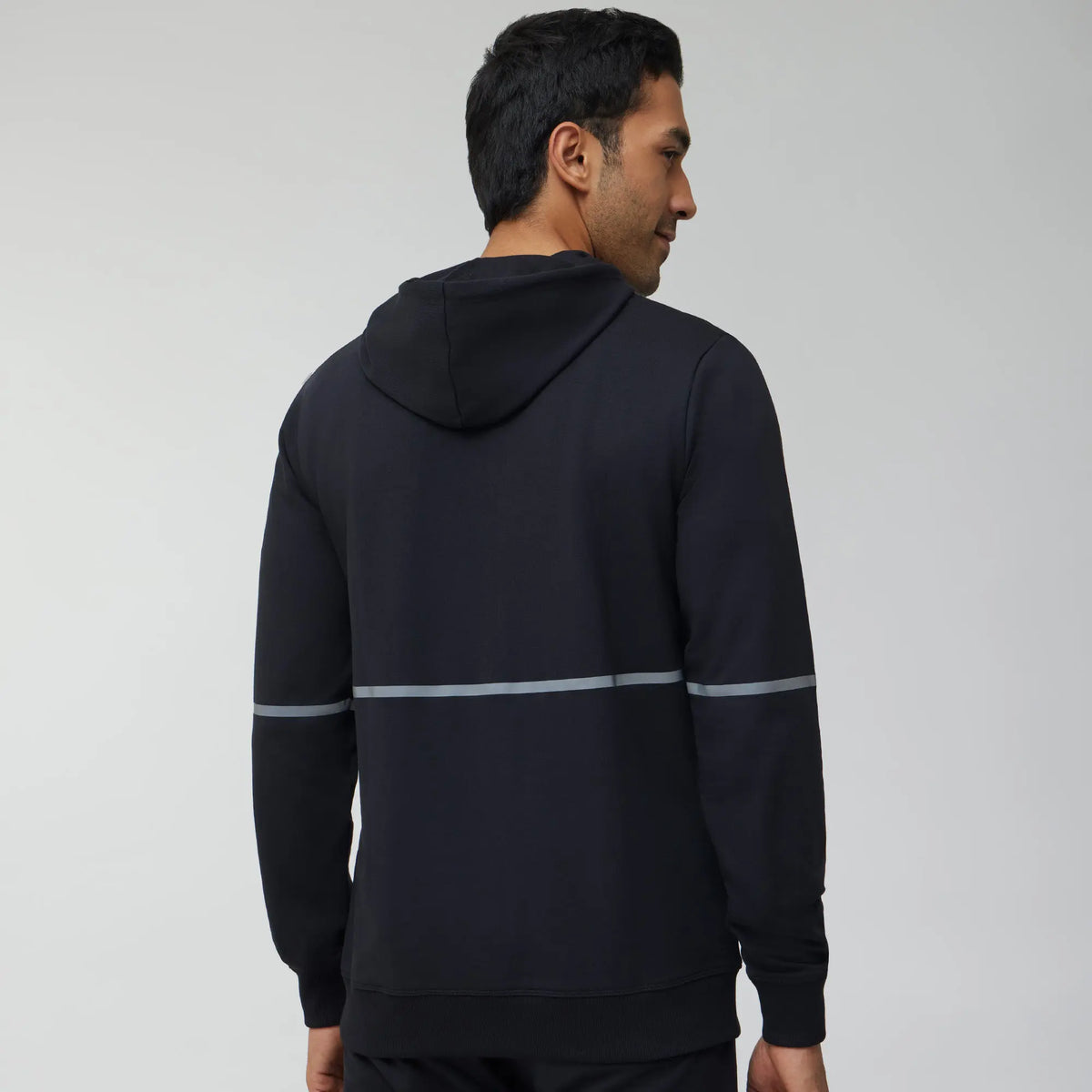 Ascent French Terry Cotton Blend Hoodies Pitch Black - XYXX Crew