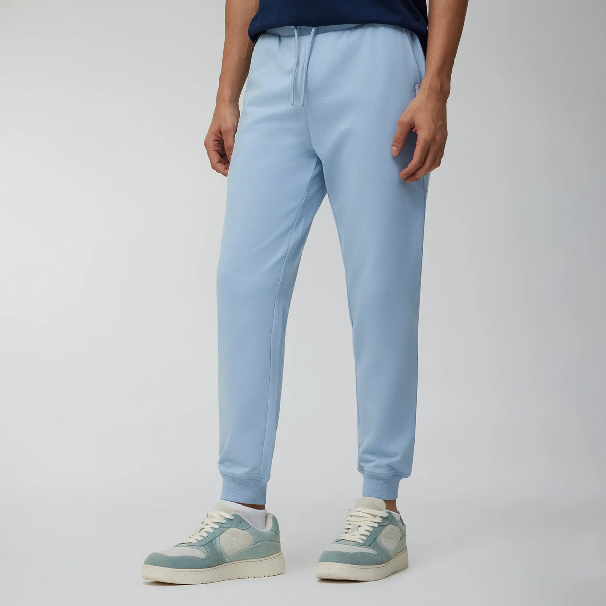 Ascent French Terry Cotton Blend Joggers Glacier Blue - XYXX Crew
