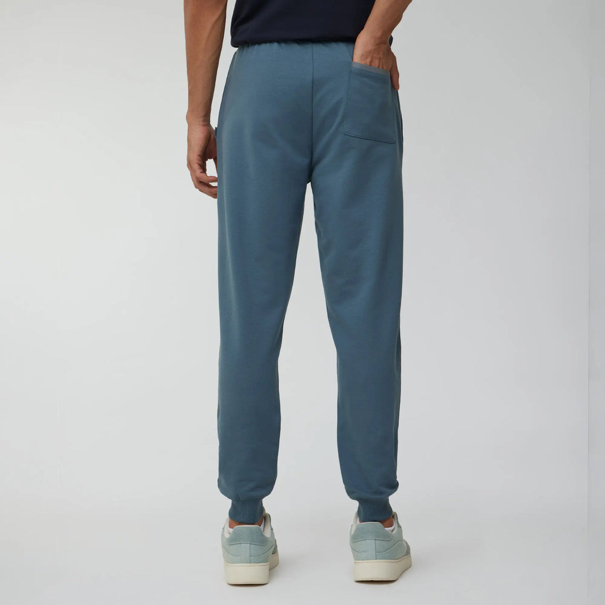Ascent French Terry Cotton Blend Joggers Storm Grey - XYXX Crew