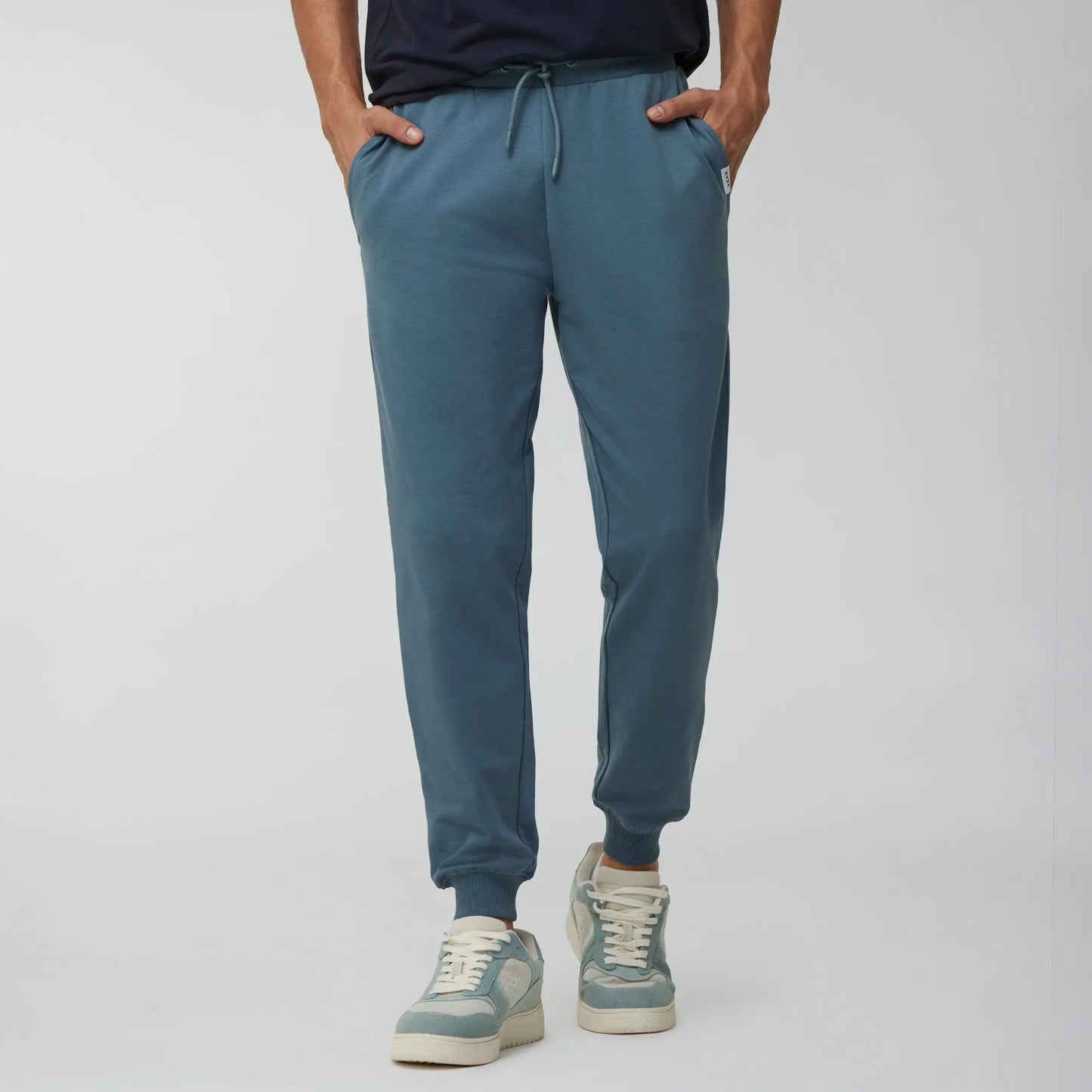 Ascent French Terry Cotton Blend Joggers Storm Grey - XYXX Crew