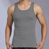 Nova Round Neck Racer Back Vest Ash Grey