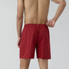 Astor Combed Cotton Boxer Shorts For Men Starry Maroon - XYXX Crew