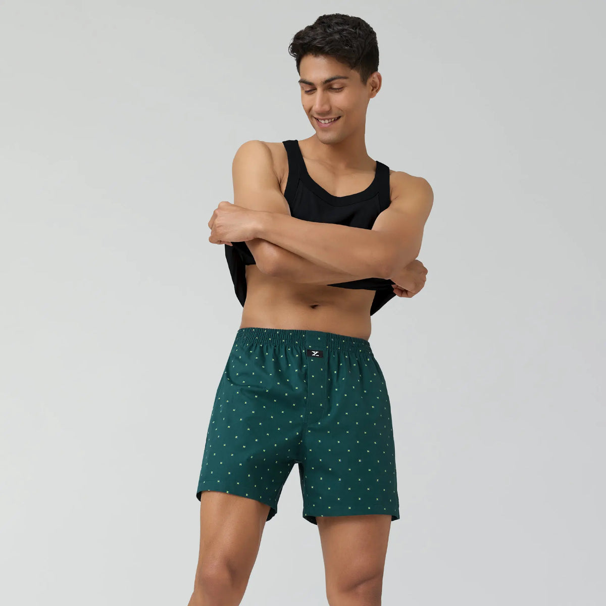 Astor Lounge Inner Boxers Chrono Green - XYXX Crew