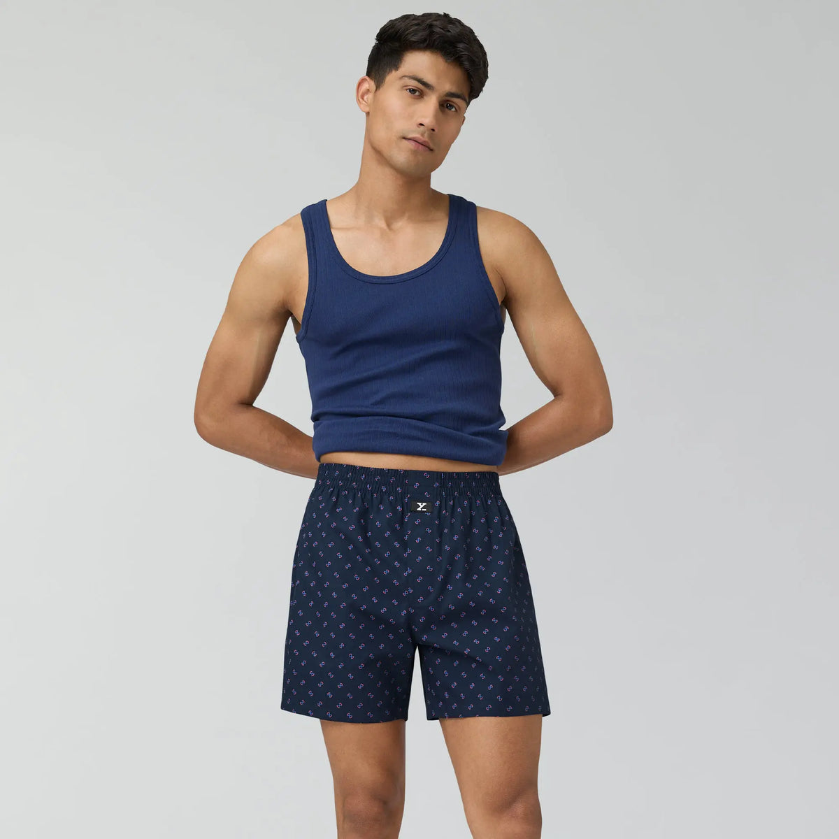 Astor Lounge Inner Boxers Infinity Blue - XYXX Crew