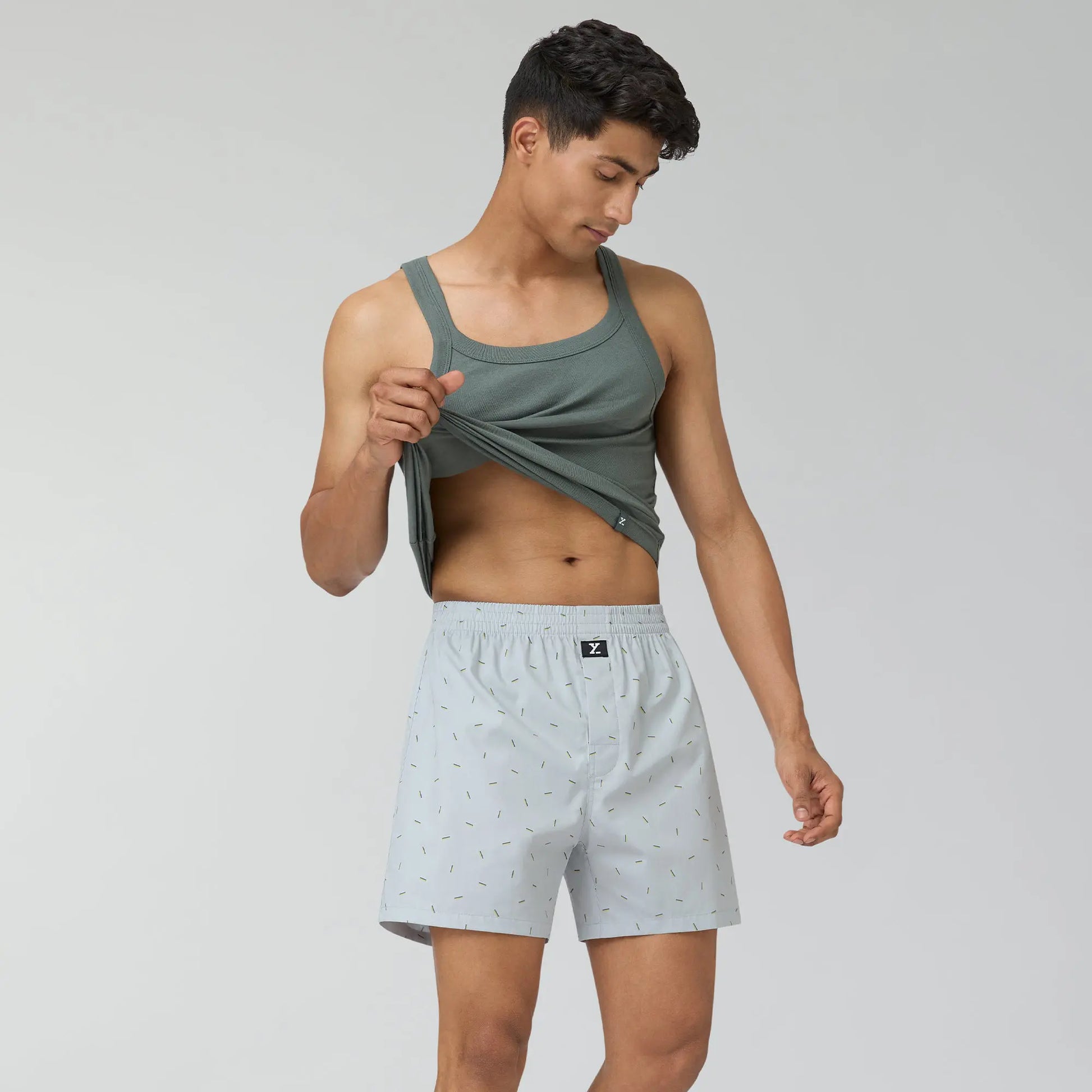 Astor Lounge Inner Boxers Line Grey - XYXX Crew