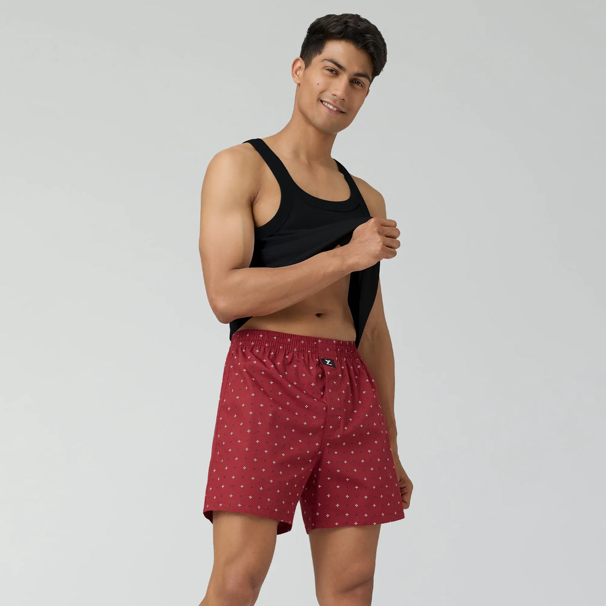 Astor Lounge Inner Boxers Starry Maroon - XYXX Crew