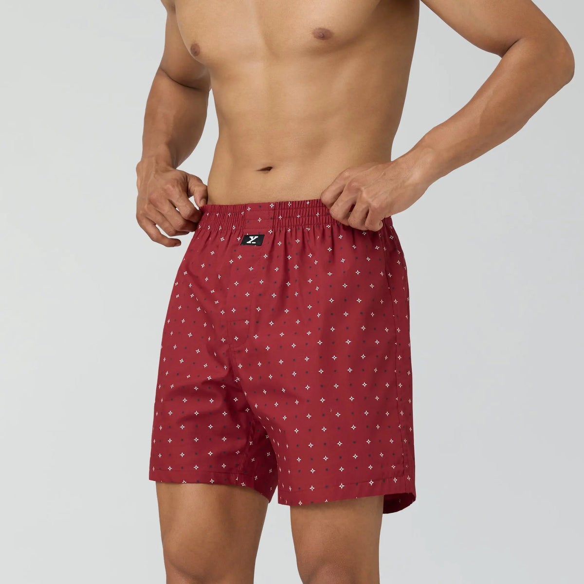 Astor Lounge Inner Boxers Starry Maroon - XYXX Crew