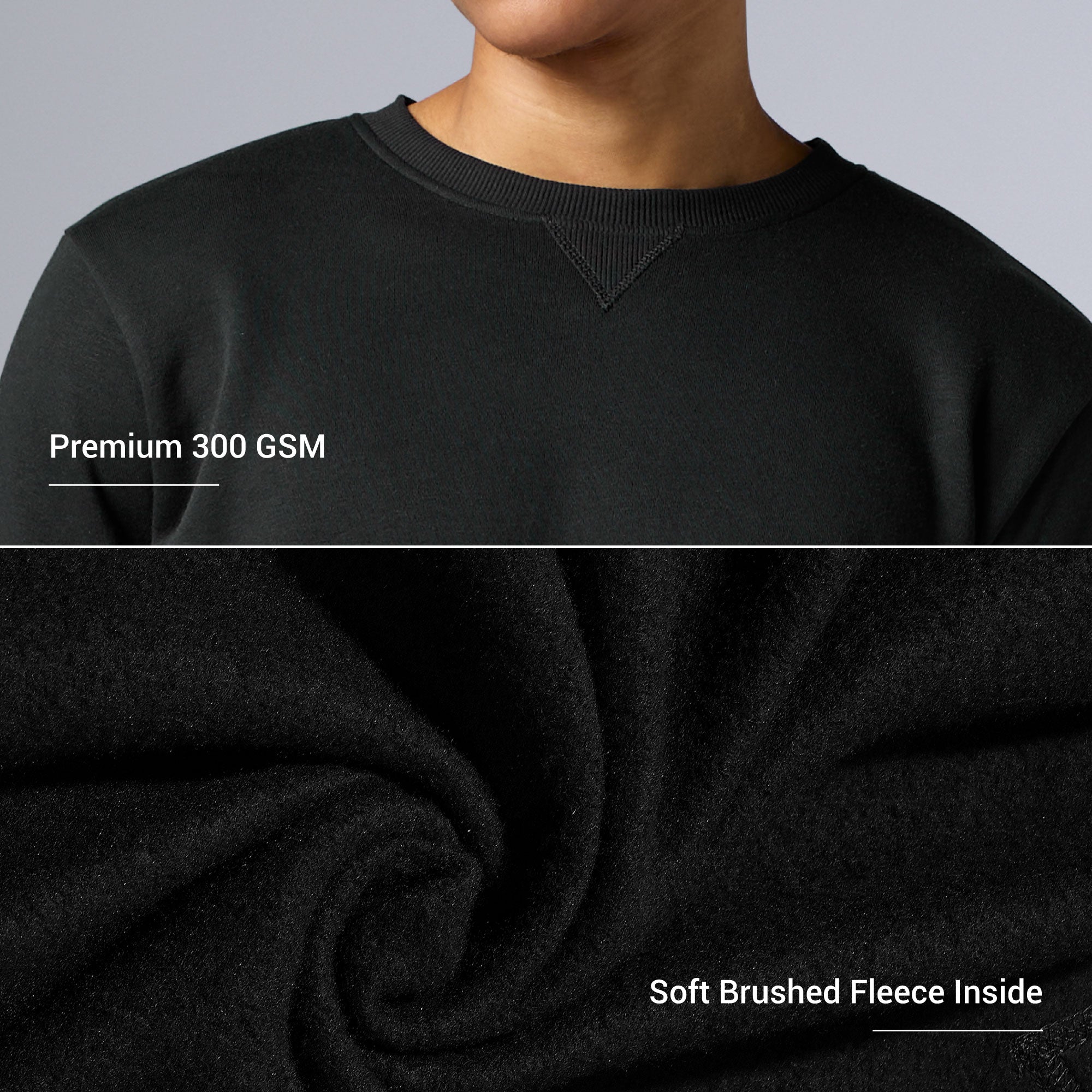 Neo French Terry Cotton-Blend Sweatshirt Pitch Black