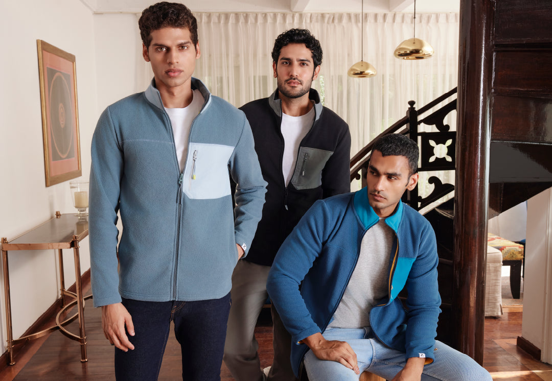 T shirt and jacket style discount