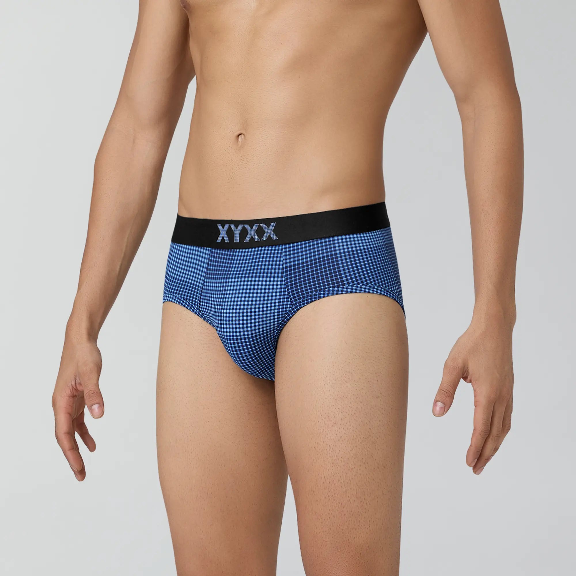 Blox Modal Briefs For Men Azure Blue - XYXX Crew