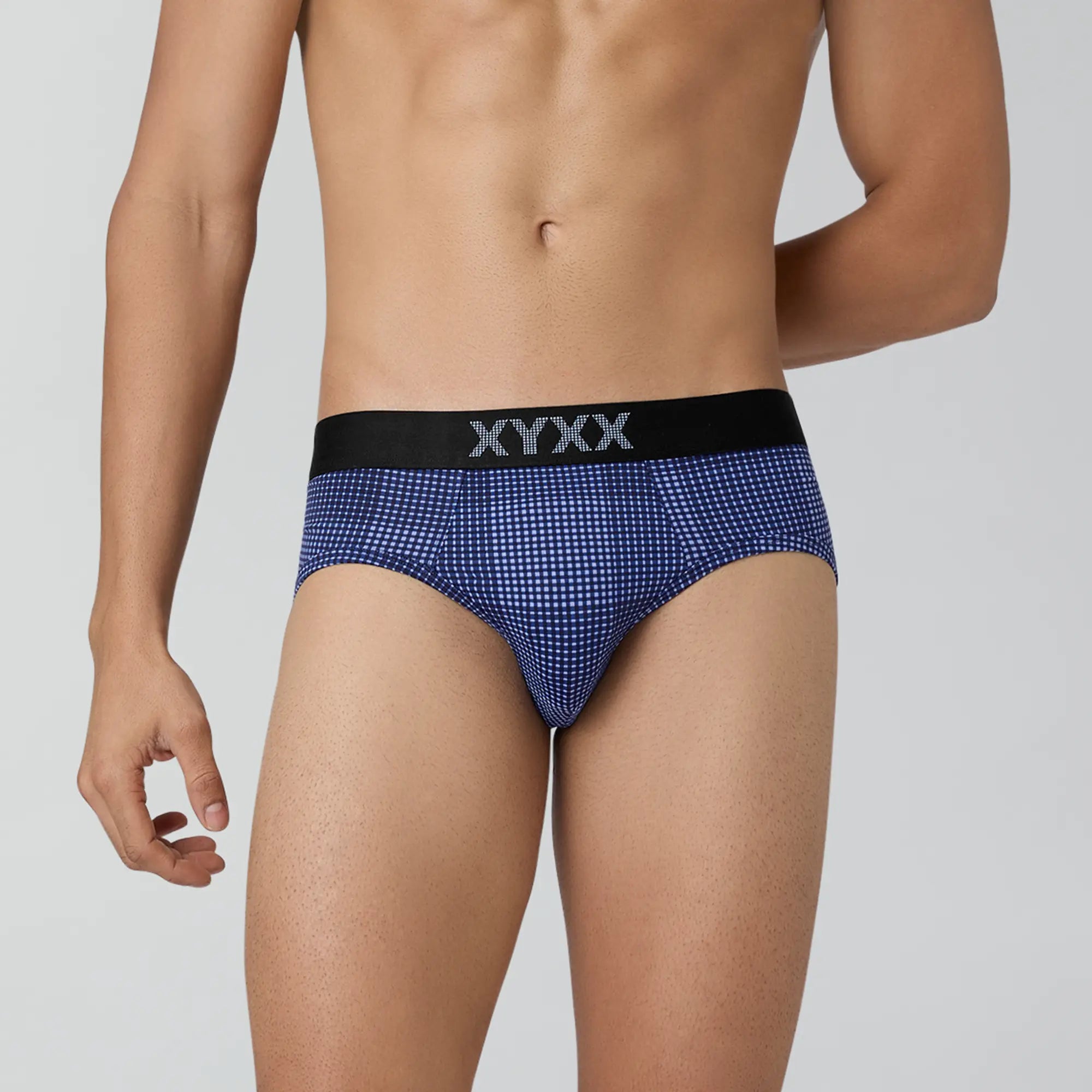 Blox Modal Briefs For Men Plum Blue - XYXX Crew