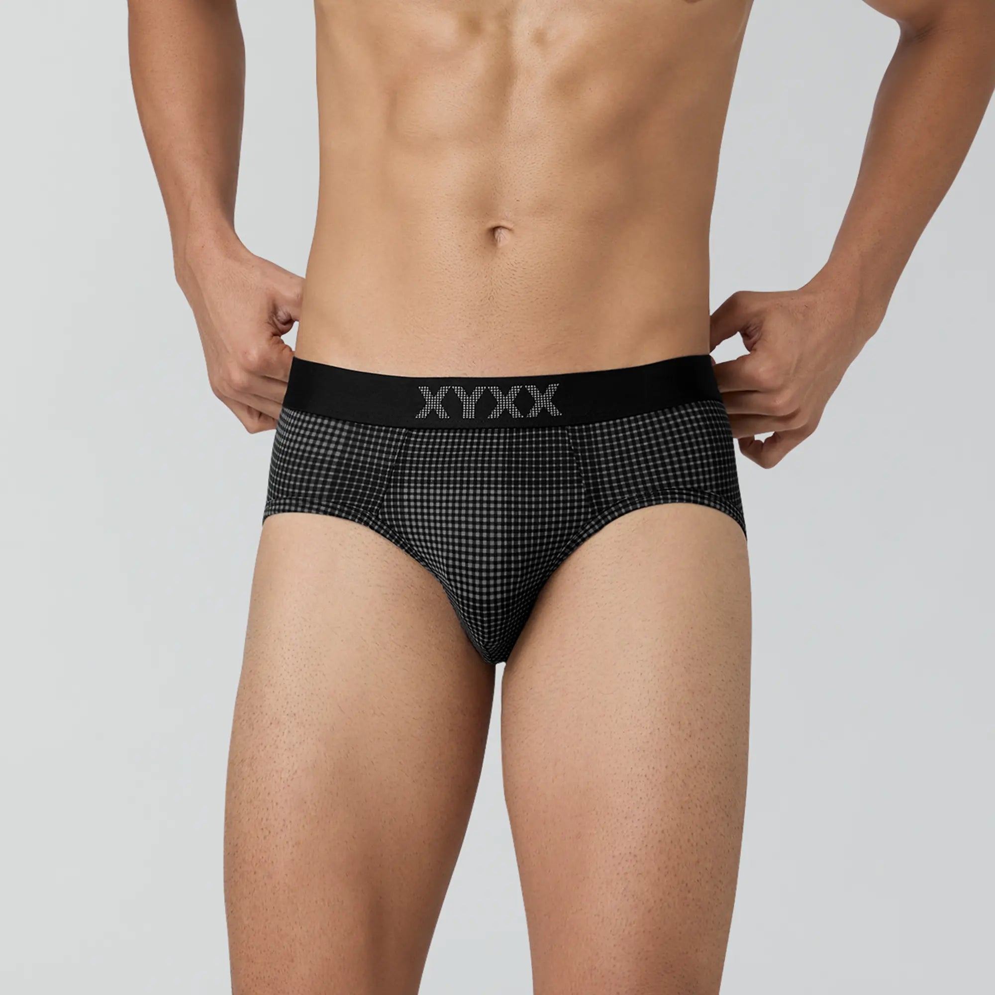 Blox Modal Briefs For Men Smoke Black - XYXX Crew