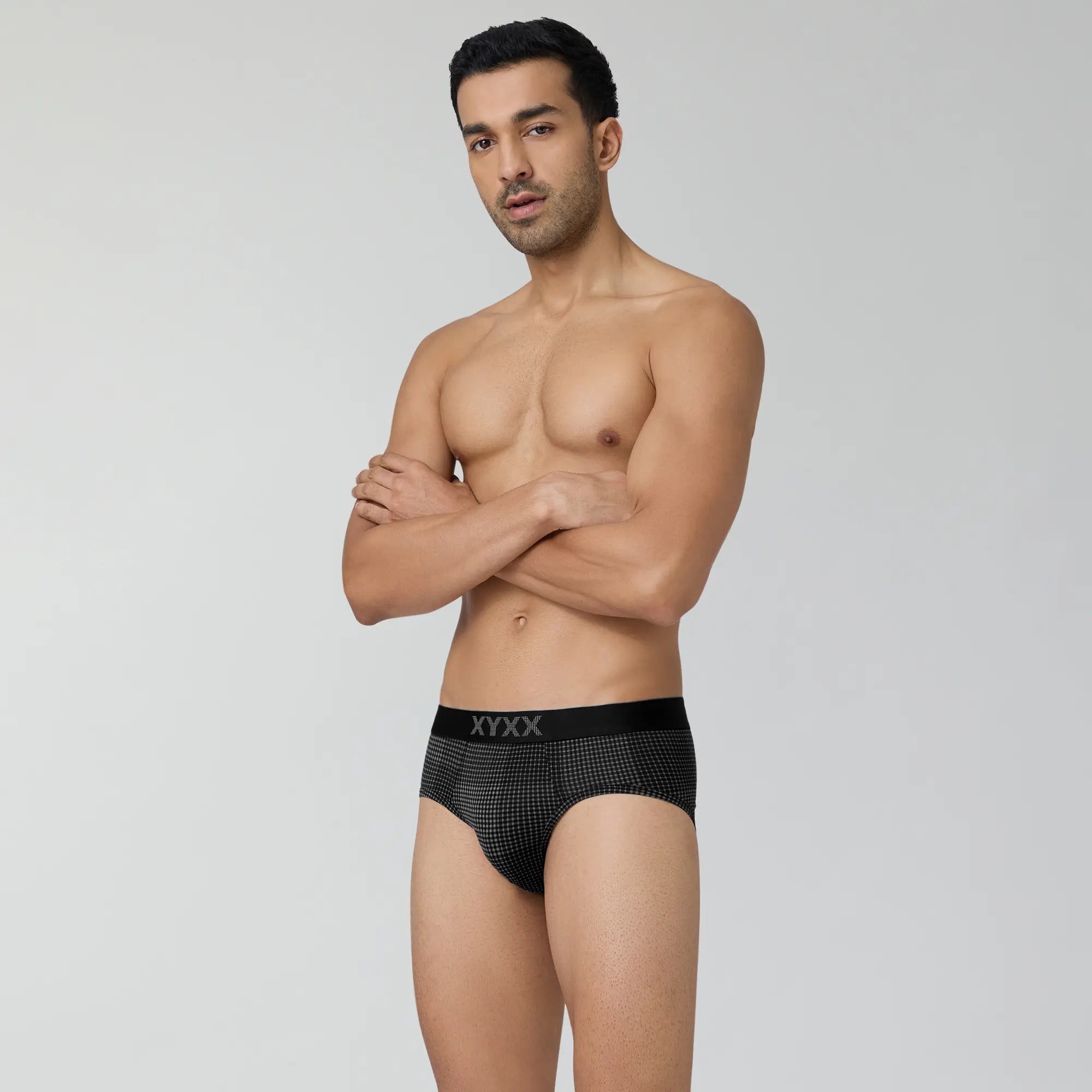 Blox Modal Briefs For Men Smoke Black - XYXX Crew