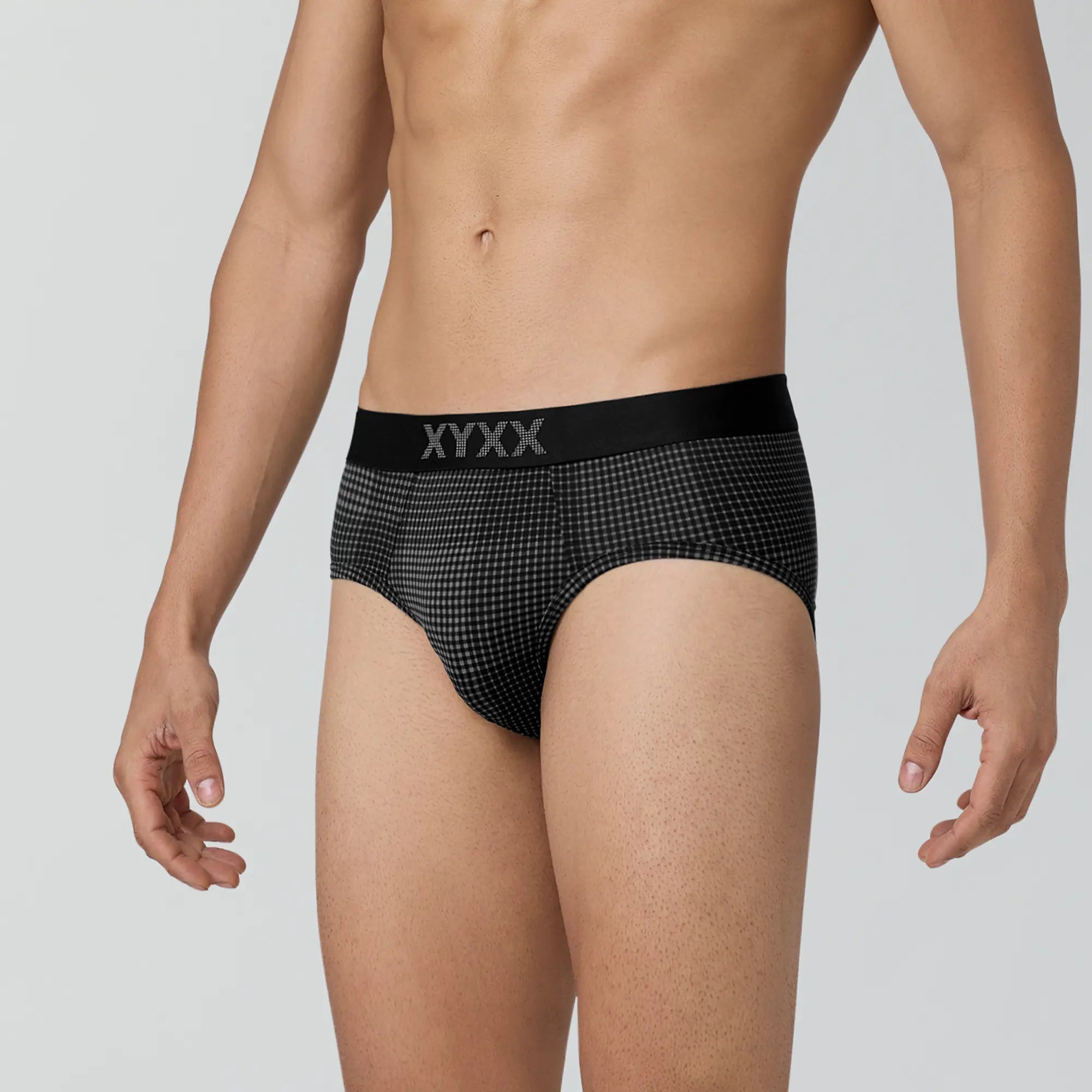 Blox Modal Briefs For Men Smoke Black - XYXX Crew