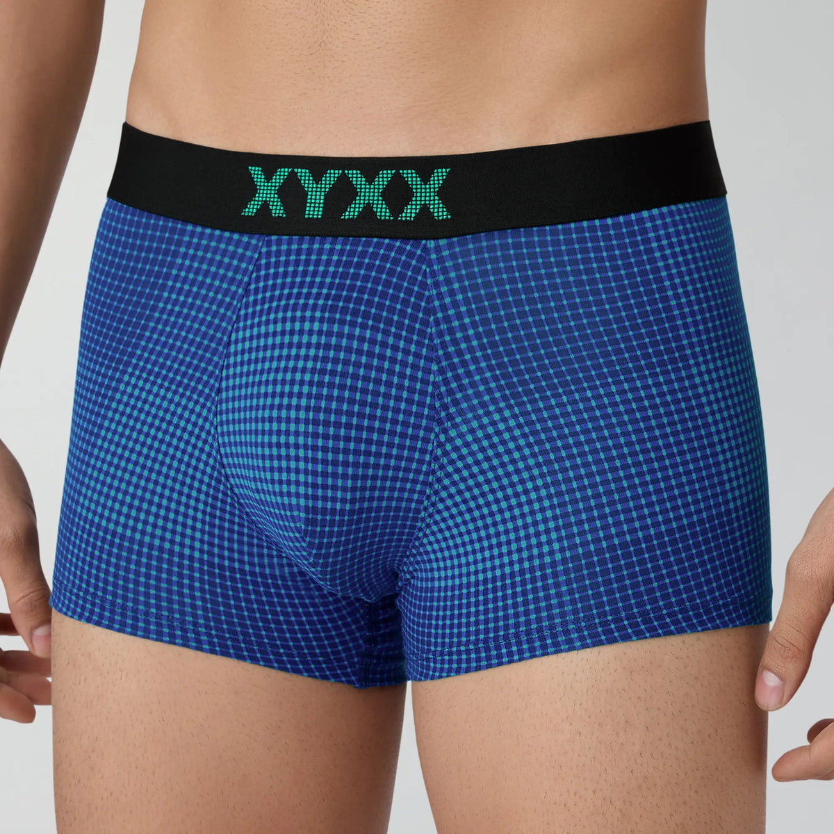 Quad Cotton Trunks Aqua Green - XYXX Crew