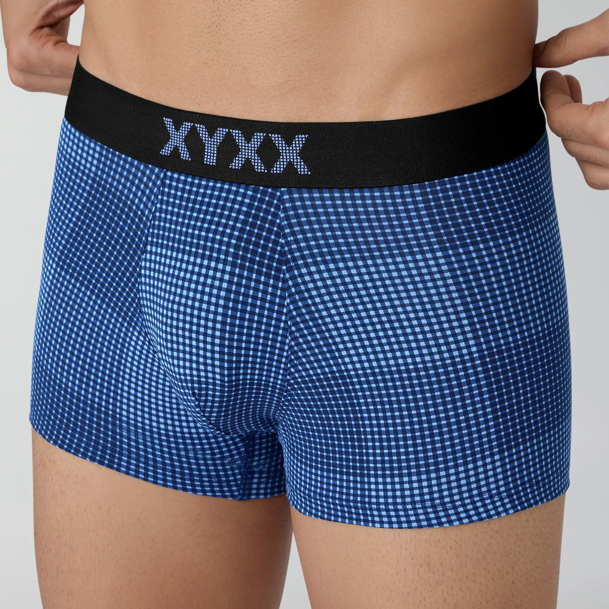 Blox Modal Trunks For Men Azure Blue - XYXX Crew
