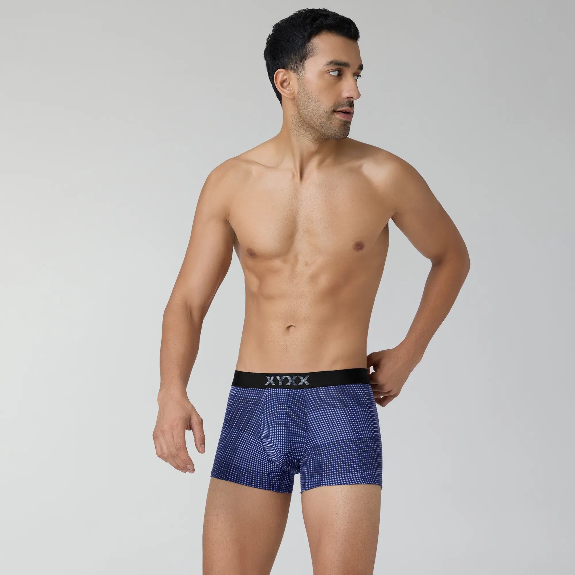 Blox Modal Trunks For Men Plum Blue - XYXX Crew