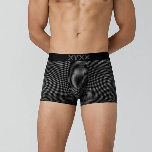 Quad Cotton Trunks Smoke Black - XYXX Crew