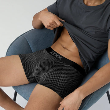 Quad Cotton Trunks Smoke Black - XYXX Crew