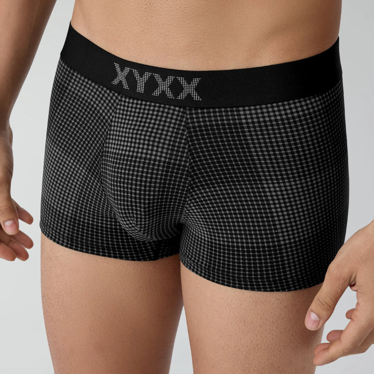 Quad Cotton Trunks Smoke Black - XYXX Crew